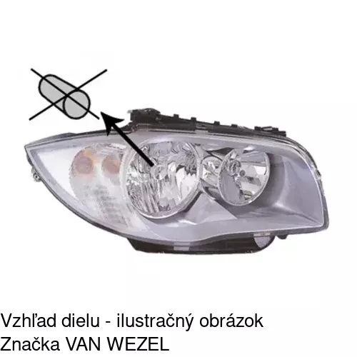 Hlavný reflektor 2001106V /POLCAR/ - obr. 3