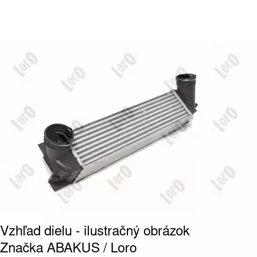 Chladiče vzduchu (Intercoolery) 2001J8-5 /POLCAR/ - obr. 1