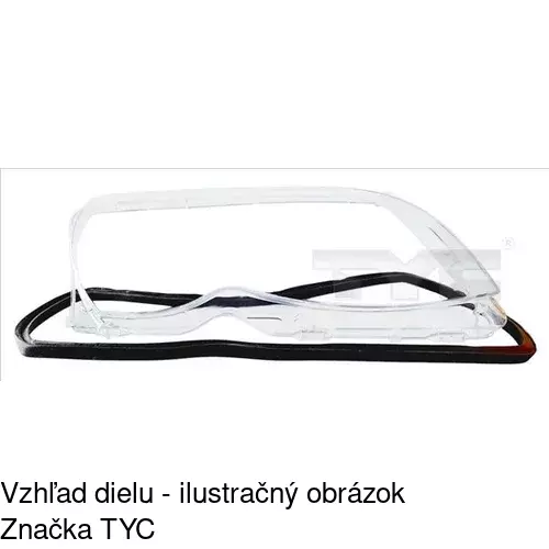 Sklo reflektora POLCAR 200911-E