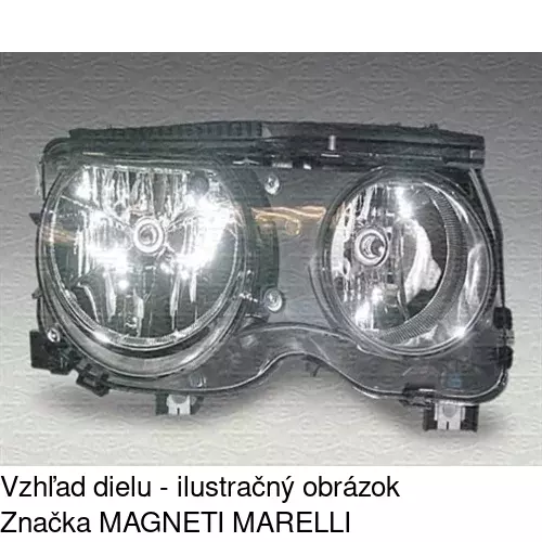 Hlavný reflektor 201010-U /POLCAR/ - obr. 1