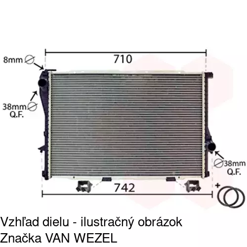 Chladiče vody 201608-8 /POLCAR/ - obr. 4
