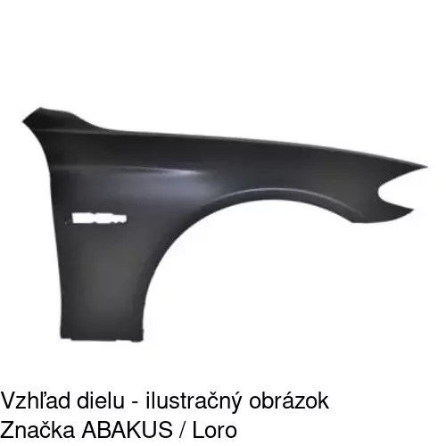 Predný blatník 201902-Q /POLCAR/ - obr. 2