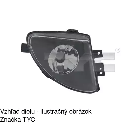 Hmlové svetlo - predné POLCAR 2019292E
