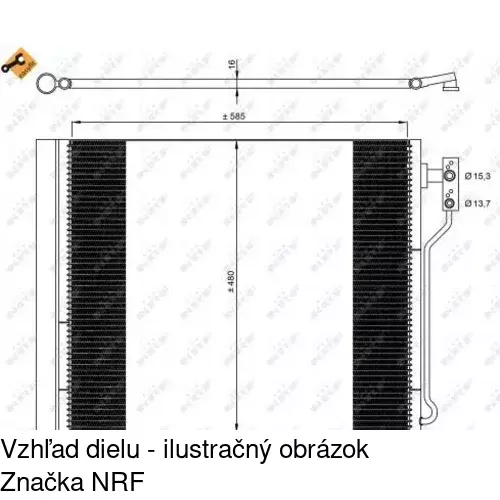 Chladiče klimatizácie 2019K8C2 /POLCAR/ - obr. 1
