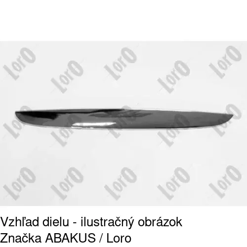 Lišta kapoty 204015-3 /POLCAR/ - obr. 3