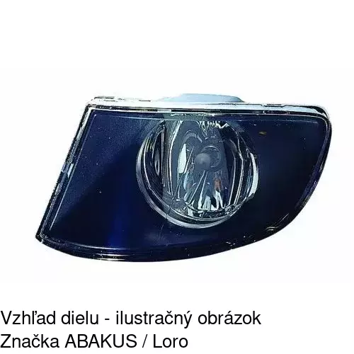 Hmlové svetlo - predné 204129-H /POLCAR/ - obr. 2