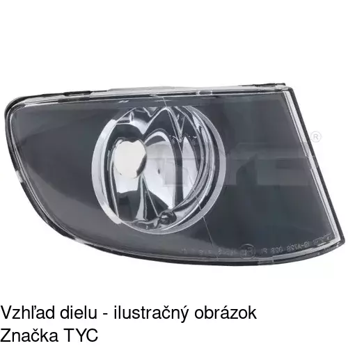 Hmlové svetlo - predné POLCAR 204130-E