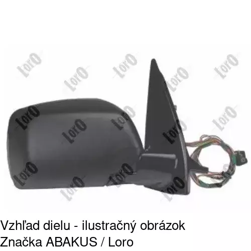 Vonkajšie zrkadlo 2050527E /POLCAR/ - obr. 1