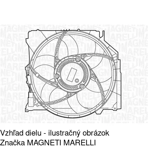 Ventilátory chladičov 205523W1X /POLCAR/ - obr. 1