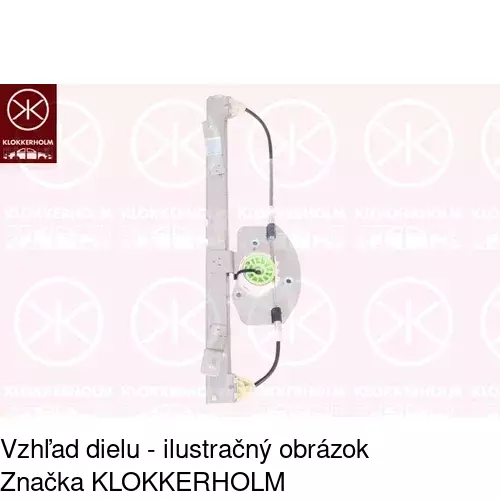 Elektrický mechanizmus okna dverí POLCAR 2060PSE3E