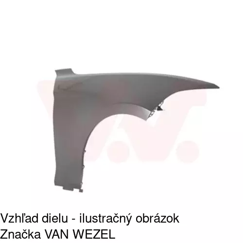 Predný blatník 20C102 /POLCAR/ - obr. 1