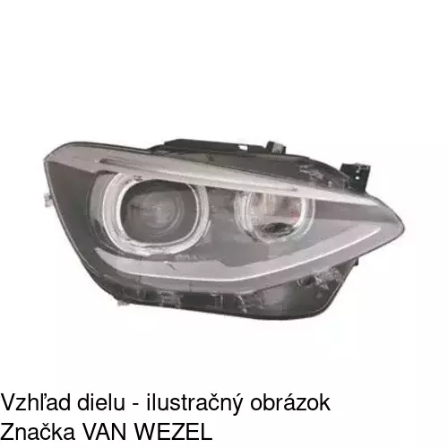 Hlavný reflektor 20C1101H /POLCAR/ - obr. 3