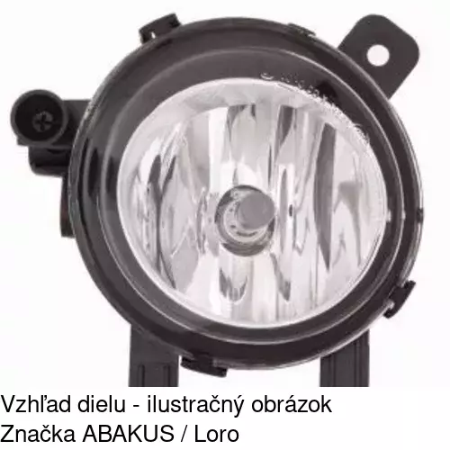 Hmlové svetlo - predné 20C1292E /POLCAR/ - obr. 4