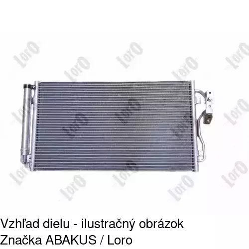 Chladiče klimatizácie 20C1K8C1 /POLCAR/ - obr. 3