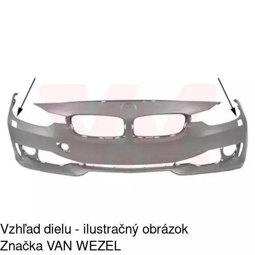 Predný nárazník 20D107-5 /POLCAR/ - obr. 1