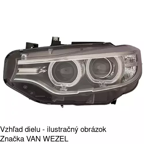 Hlavný reflektor 20D1094U /POLCAR/ - obr. 2