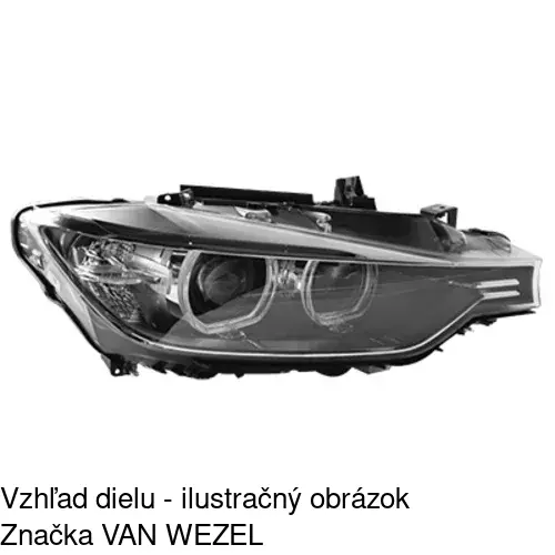 Hlavný reflektor 20D1102Z /POLCAR/ - obr. 2