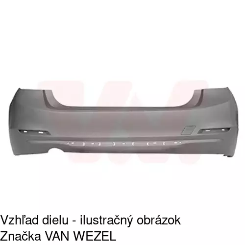 Zadný nárazník POLCAR 20D196-1