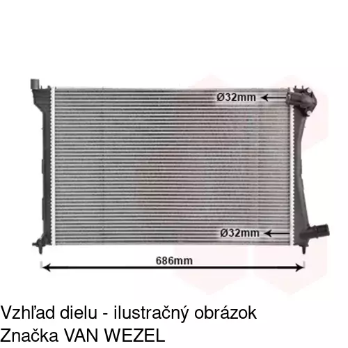 Chladiče vody 2300082X /POLCAR/ - obr. 1