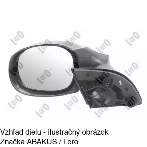 Vonkajšie zrkadlo 2315511M /POLCAR/ - obr. 3