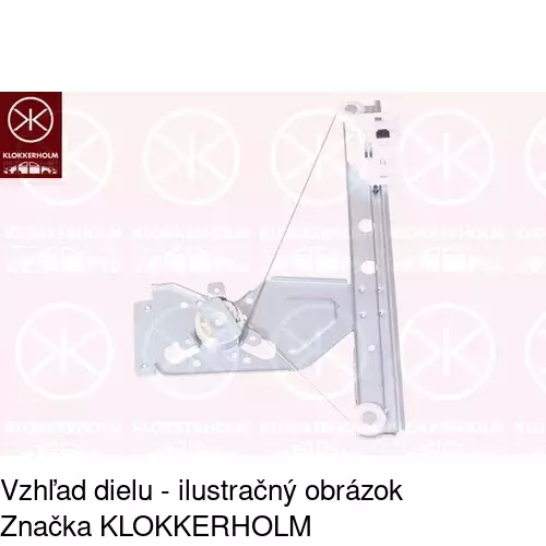 Mechanizmus sťahovania okna elektrický bez motora 2315PSG3A /POLCAR/ - obr. 1