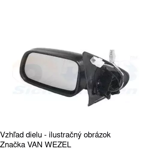 Vonkajšie zrkadlo 2324514M /POLCAR/ - obr. 2