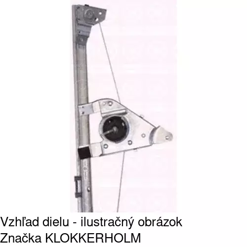 Elektrický mechanizmus okna dverí 2325PSE6 /POLCAR/