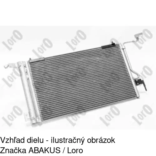 Chladiče klimatizácie 2326K8C1 /POLCAR/ - obr. 2