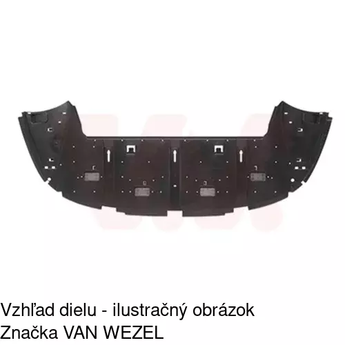 Dolný kryt nárazníka 232934-6 /POLCAR/ - obr. 1