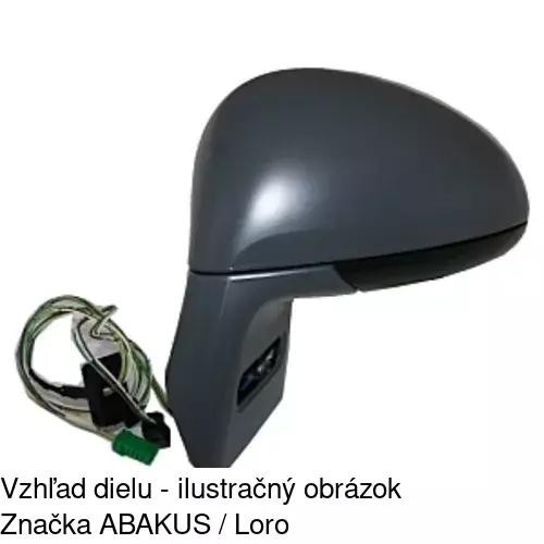 Vonkajšie zrkadlo 2329524E /POLCAR/ - obr. 1