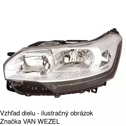 Hlavný reflektor 2334092V /POLCAR/ - obr. 3