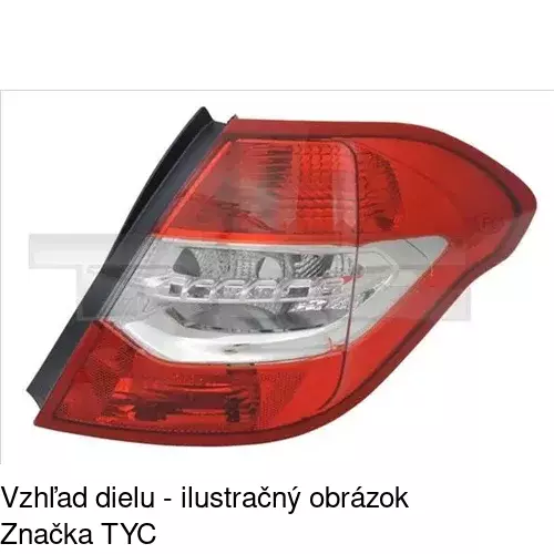 Zadné svetlo POLCAR 233887-T