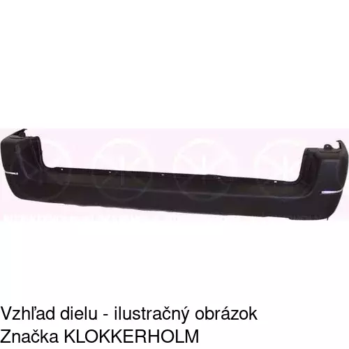 Zadný nárazník 235096-1 /POLCAR/