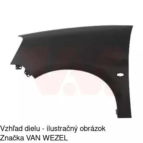 Predný blatník 235101 /POLCAR/ - obr. 5