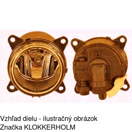 Hmlové svetlo - predné 235129-E /POLCAR/ - obr. 2