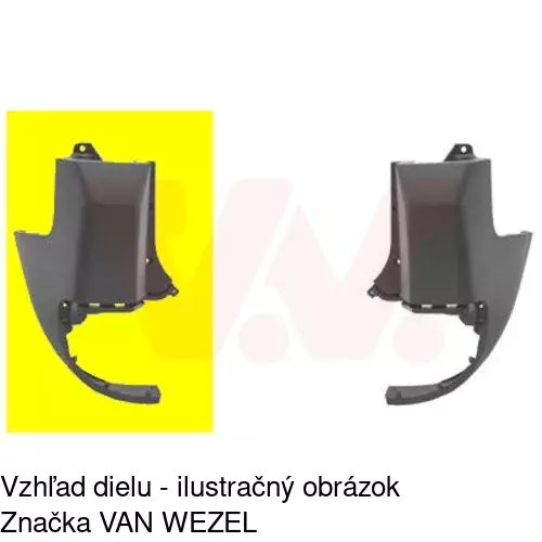 Rámik nárazníka 2352973J /POLCAR/ - obr. 1