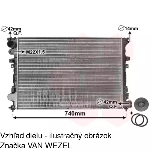 Chladiče vody 2380084X /POLCAR/ - obr. 4