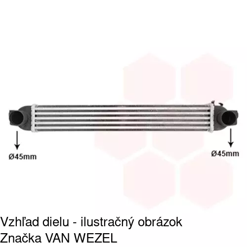 Chladiče vzduchu (Intercoolery) 2391J8-1 /POLCAR/ - obr. 4