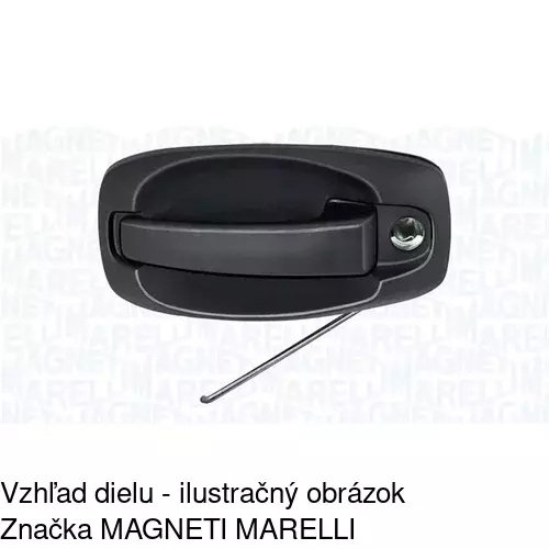 Vnútorná kľučka 2391Z-41 /POLCAR/