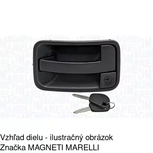 Vnútorná kľučka 2395Z-41 /POLCAR/ - obr. 2