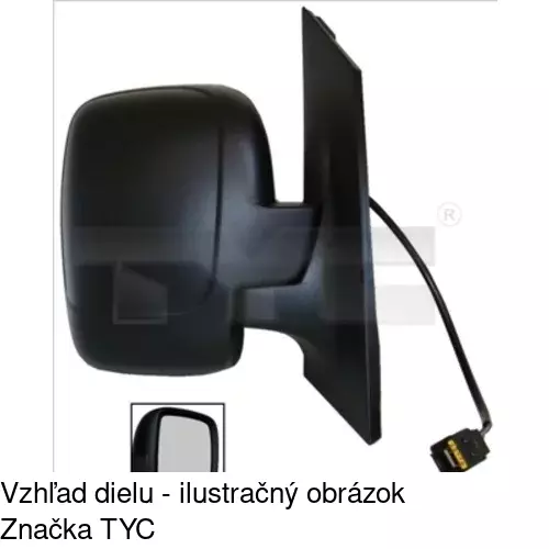 Vonkajšie zrkadlo 2396517M /POLCAR/ - obr. 4