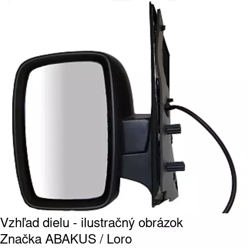 Vonkajšie zrkadlo 2396521M /POLCAR/ - obr. 1