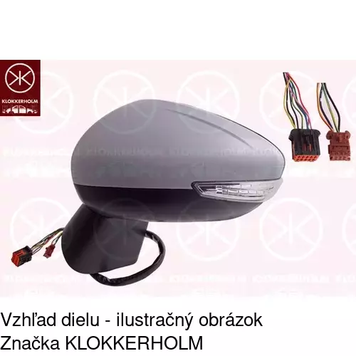 Rám vonkajšieho zrkadla 23M154PM /POLCAR/ - obr. 1