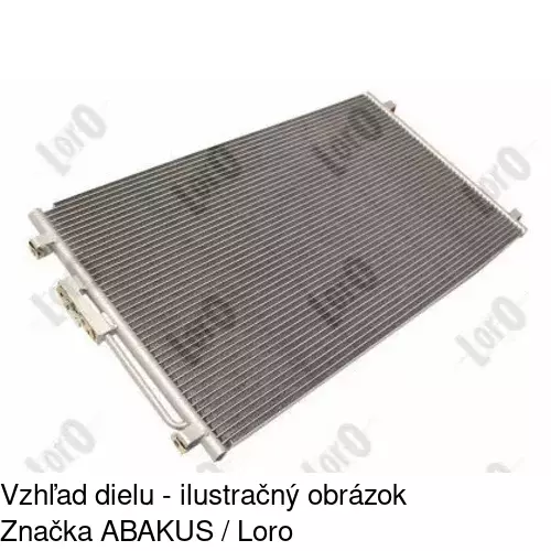Chladiče klimatizácie 2420K8C3S /POLCAR/ - obr. 1
