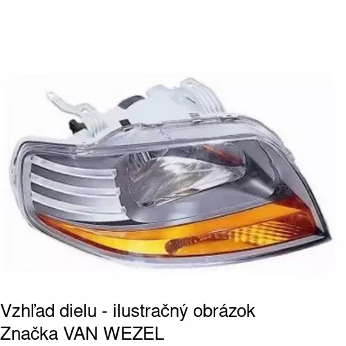 Hlavný reflektor 2500104E /POLCAR/ - obr. 5