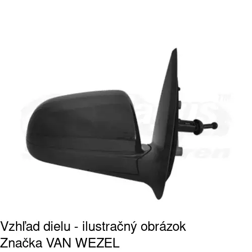 Vonkajšie zrkadlo 2504521E /POLCAR/ - obr. 1