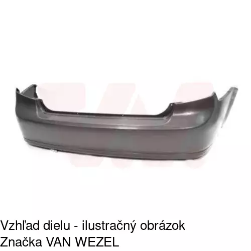 Zadný nárazník 250696-1 /POLCAR/ - obr. 1