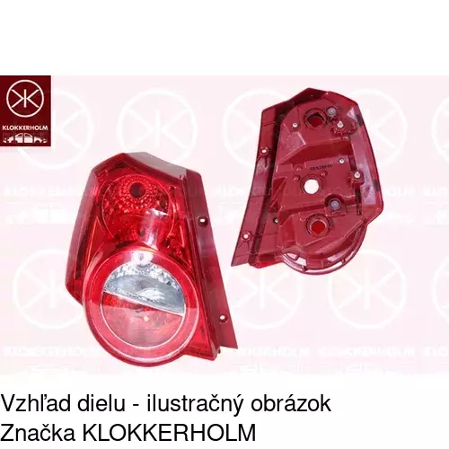 Zadné svetlo 251588-E /POLCAR/