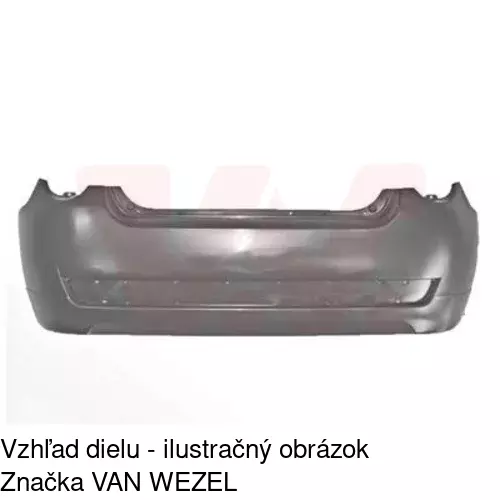 Zadný nárazník 251596-1 /POLCAR/ - obr. 1