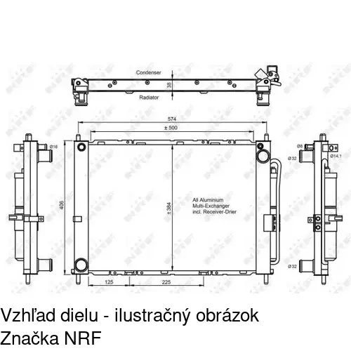 Chladiče vody POLCAR 270708-8